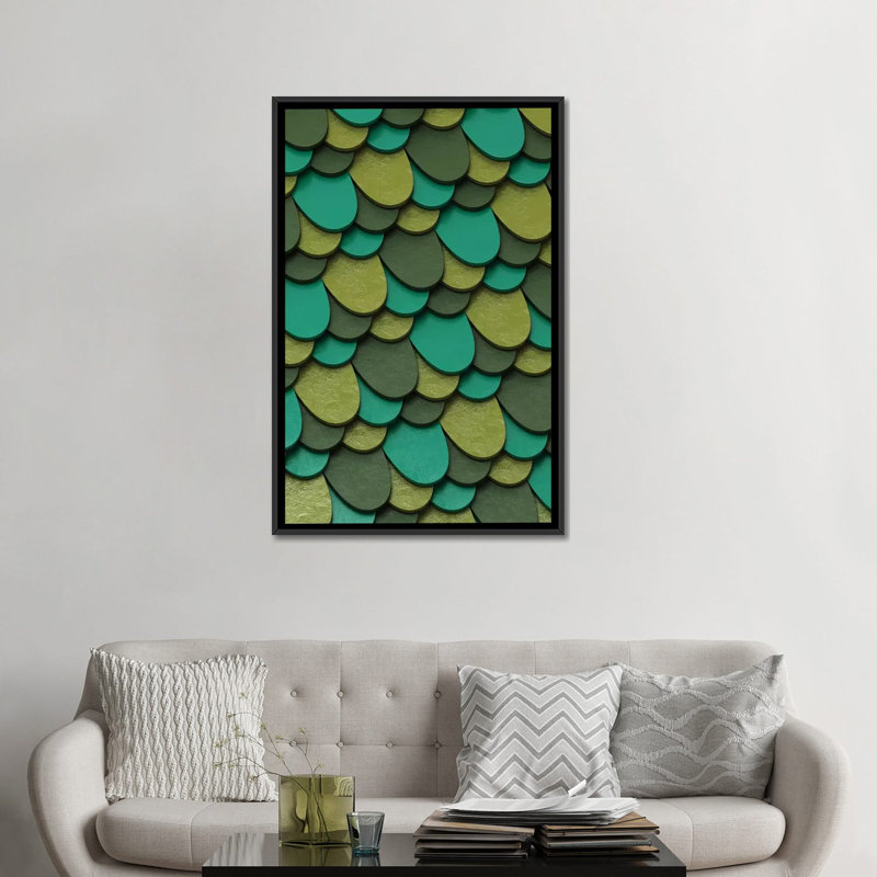 « green balances » par danny fabrice, reproduction d’impression sur toile tendue, H 26 po x l 18 po x P 1,5 po, Pas de tapis