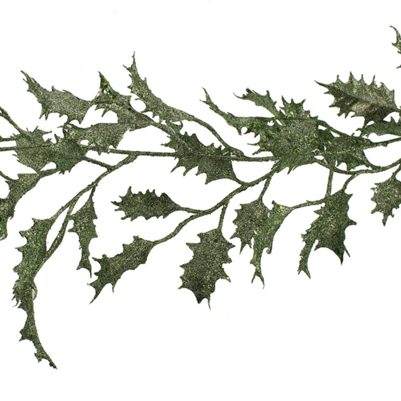 Holly 180cm Garland, Green