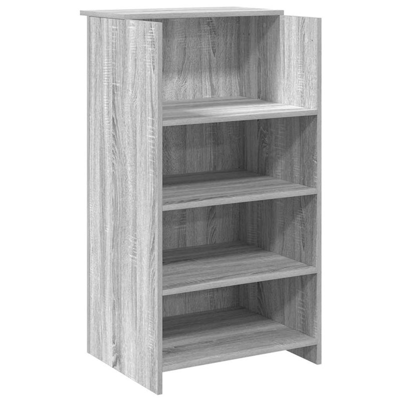 Stefhon Standing Desk, Grey Sonoma