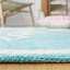 Tapis bleu sarcelle / ivoire tissé à plat à la main Holtby Southwestern-818999697