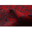 Tapis unique en laine noué à la main 6 pi 7 po x 9 pi 10 po nouvel âge Het en brun / rouge foncé / rouge