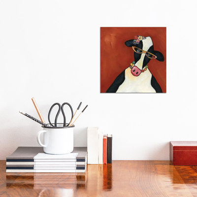 Cow Ethal by Jamie Morath - Wrapped Canvas Gallery-Wrapped Canvas Giclée