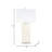 Jeevun 31" Textured Ceramic Table Lamp
