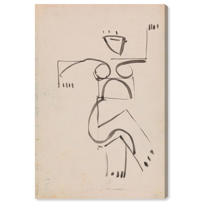 «Dancing figure III», toile classique par Art Remedy