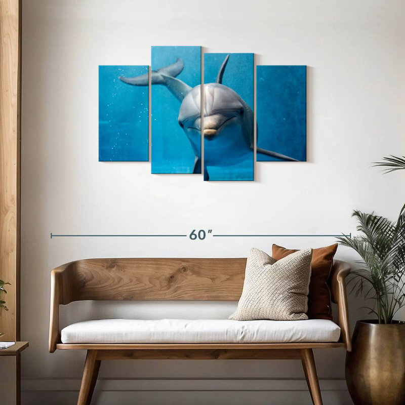 Brampt Friendly Dolphin, 27" H x 43" W
