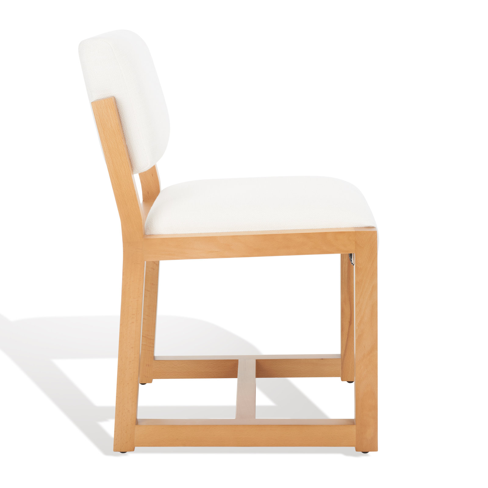 Voltaire Linen Dining Chair, Ivory