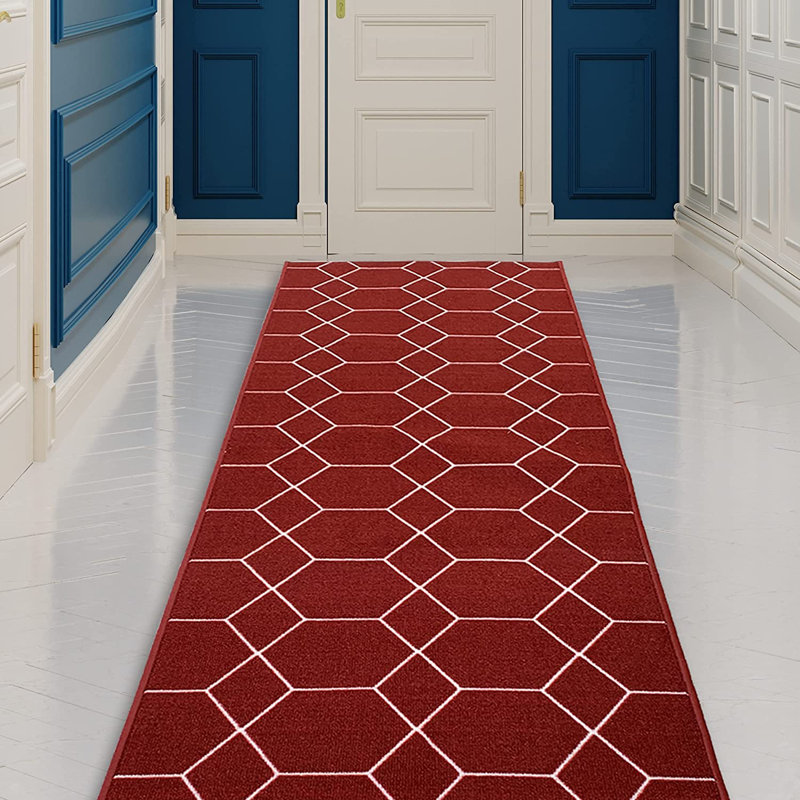 Cafaro Performance Geometric Indoor Rug, Runner 2'7" x 21'