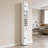 Slim Corner Storage Cabinet with Adjustable Shelves