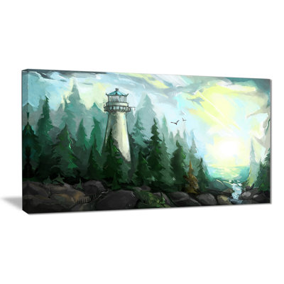 " Landscape With River And Trees "