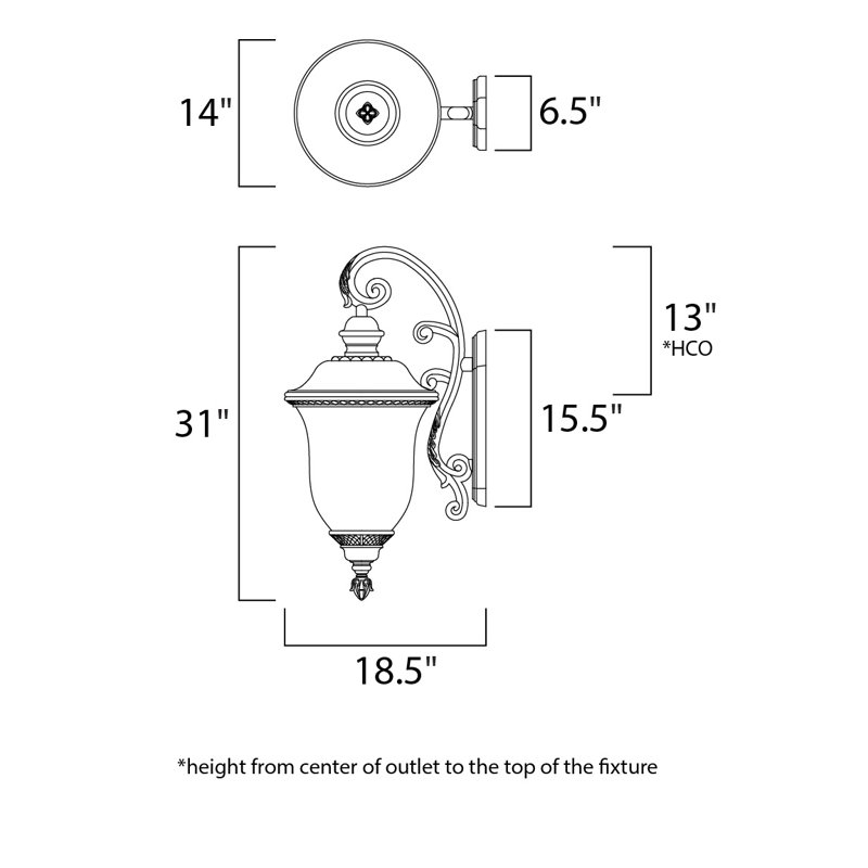 Islington Wall Light, Large