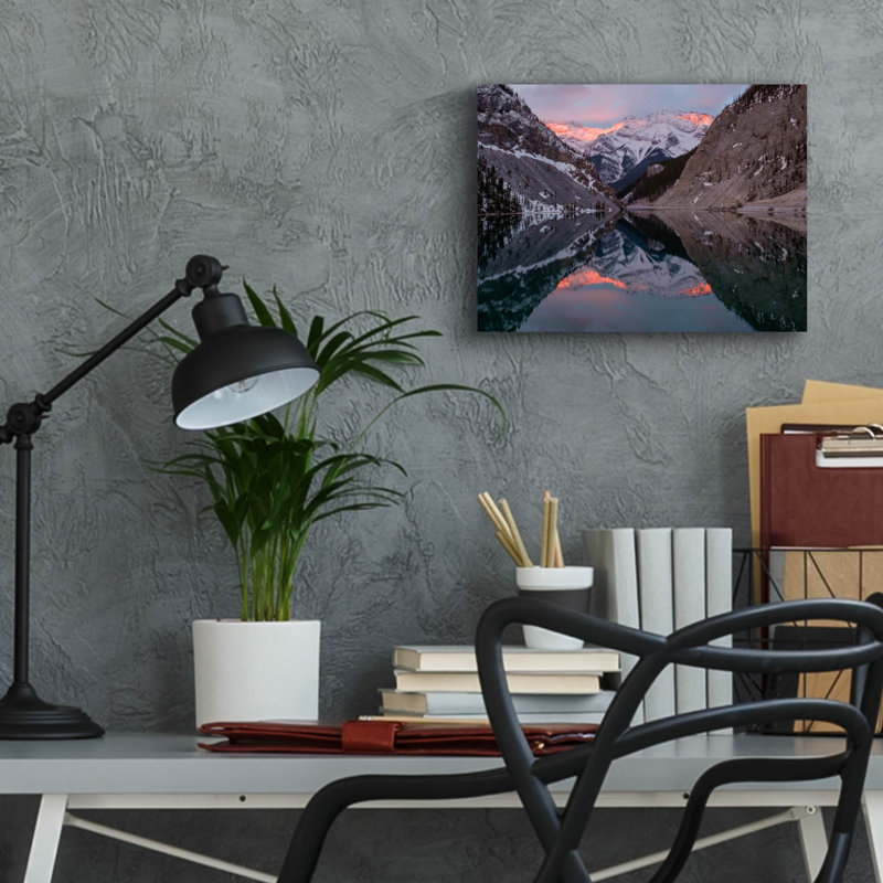 "Whitemans Pond 1" par Joe Reimer, art mural en verre acrylique, H 12 po x l 16 po x P 0,13 po