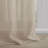 Floral Embellished Cuff Tab Top Solid Curtain Panel-1028294513-1028294518