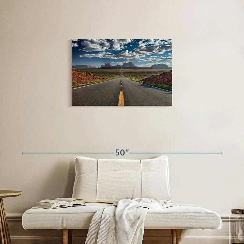 Mehar Forrest Gump Road Monument Valley, 20" H x 30" W