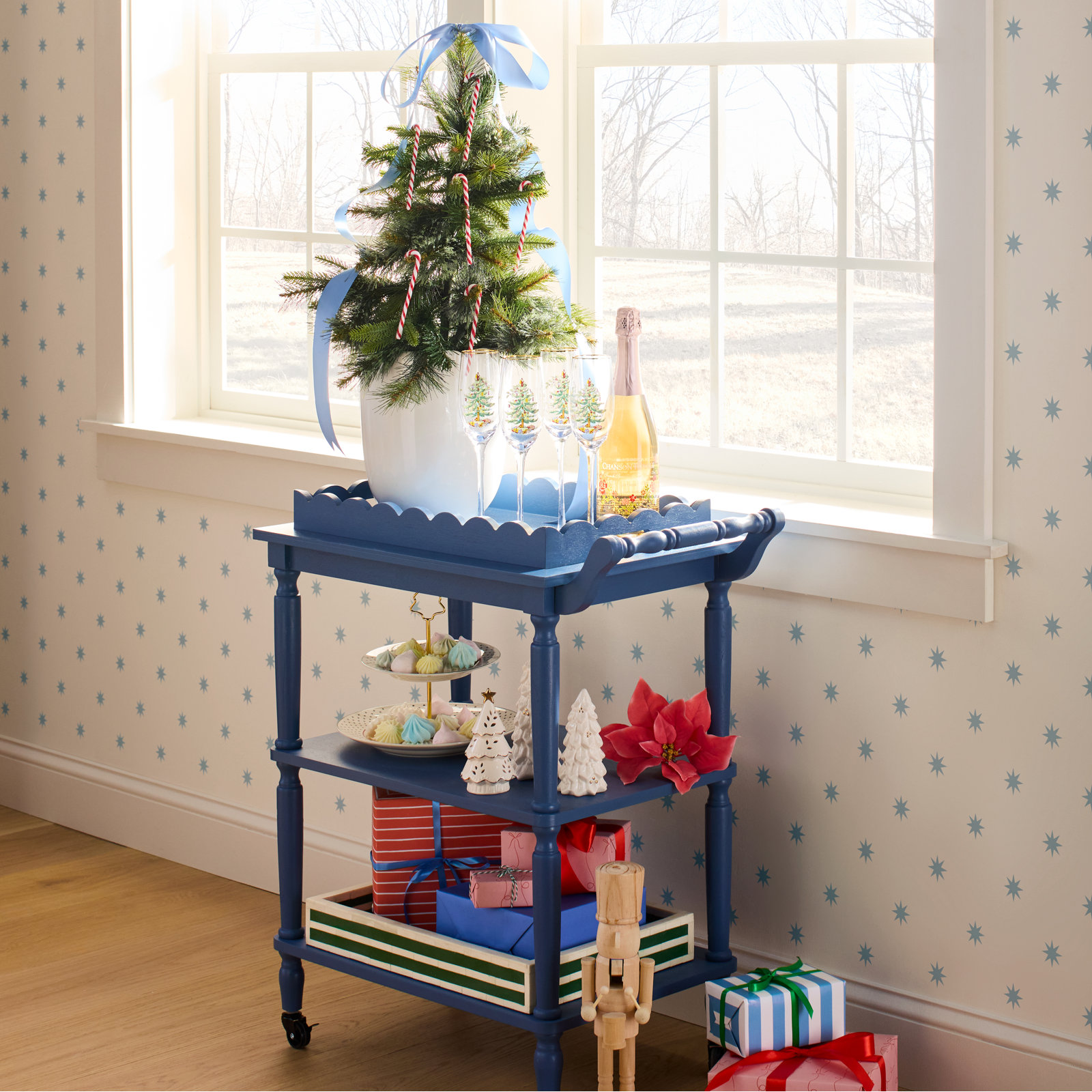 Eastport 3.5' Pre-Lit Pine Christmas Tree, 2.5' H, Unlit