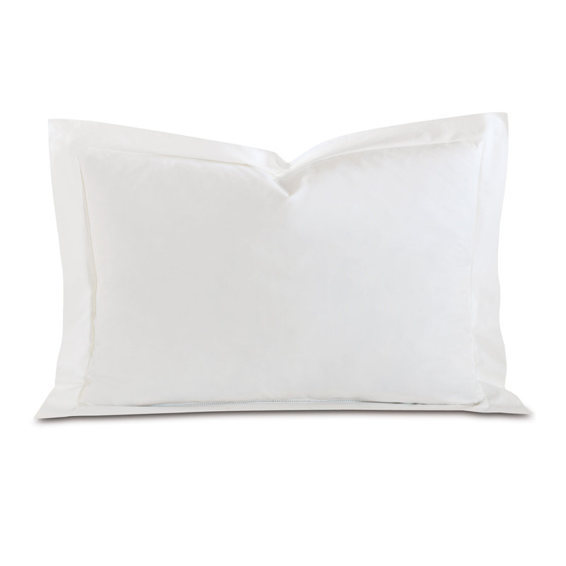 Gianna Cotton Pillow Sham, Queen, White
