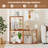 1 PCS 3 Cube Storage Organizers Stackable Bookcase Shelves for Small Spaces Teak