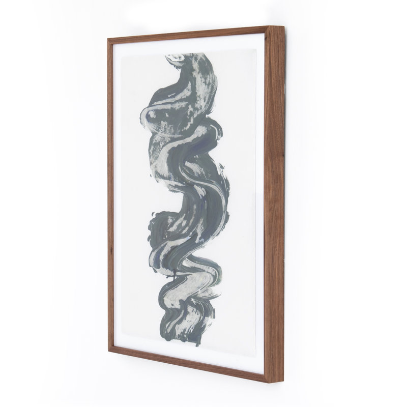 Marbled Stroke Print by Gold Rush Art Co., 32" H x 24" W
