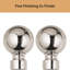 Adjustable Plain Metal Ball Curtain Rod-1346486246-1346486244