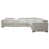 Silver Gray Genuine Leather selected