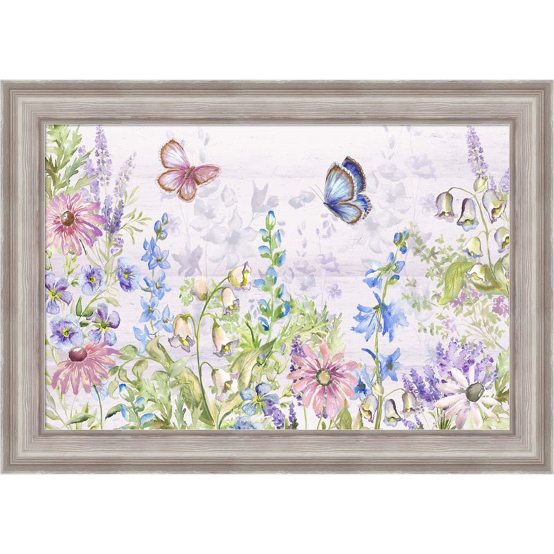 «Butterfly Trail I» par Tre Sorelle Studios, art mural encadré
