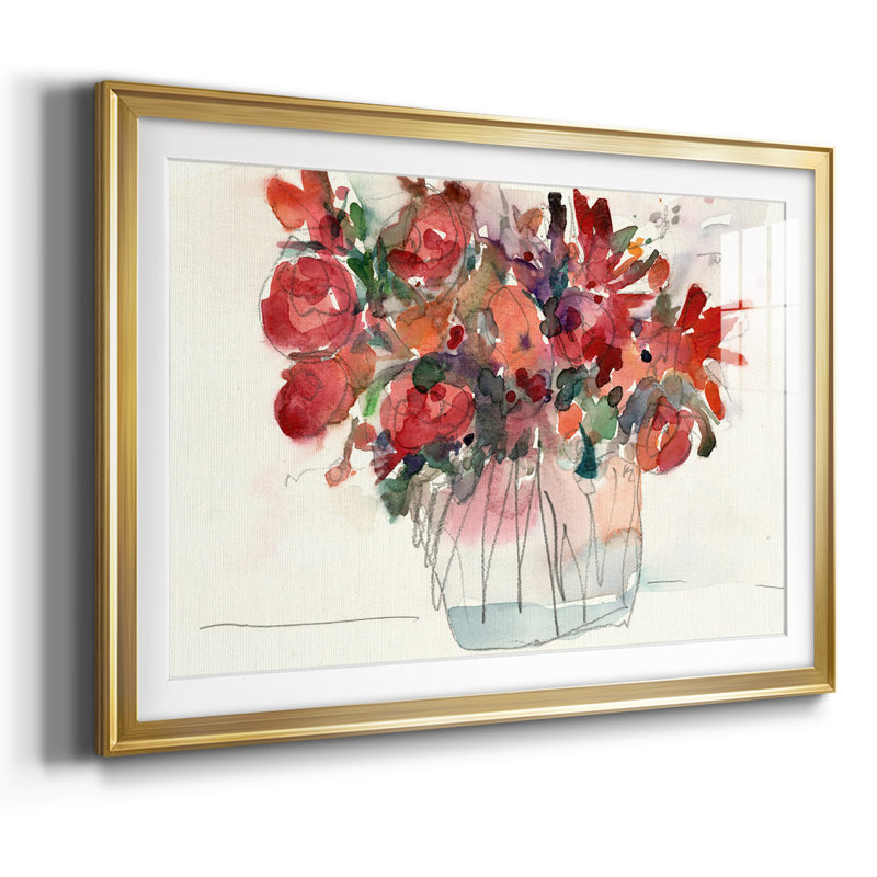 «The Small Bunch I», impression sur papier, Or, H 30 po x l 44 po x P 1,5 po