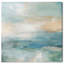 Turquoise Echoes II Canvas Abstract Print by Oliver Gal, Black Frame, 12 x 12-261779564-261779565