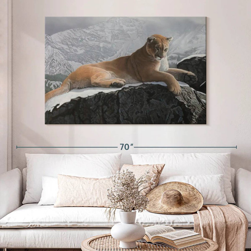 Brampt Alpine Hunter, 34" H x 51" W
