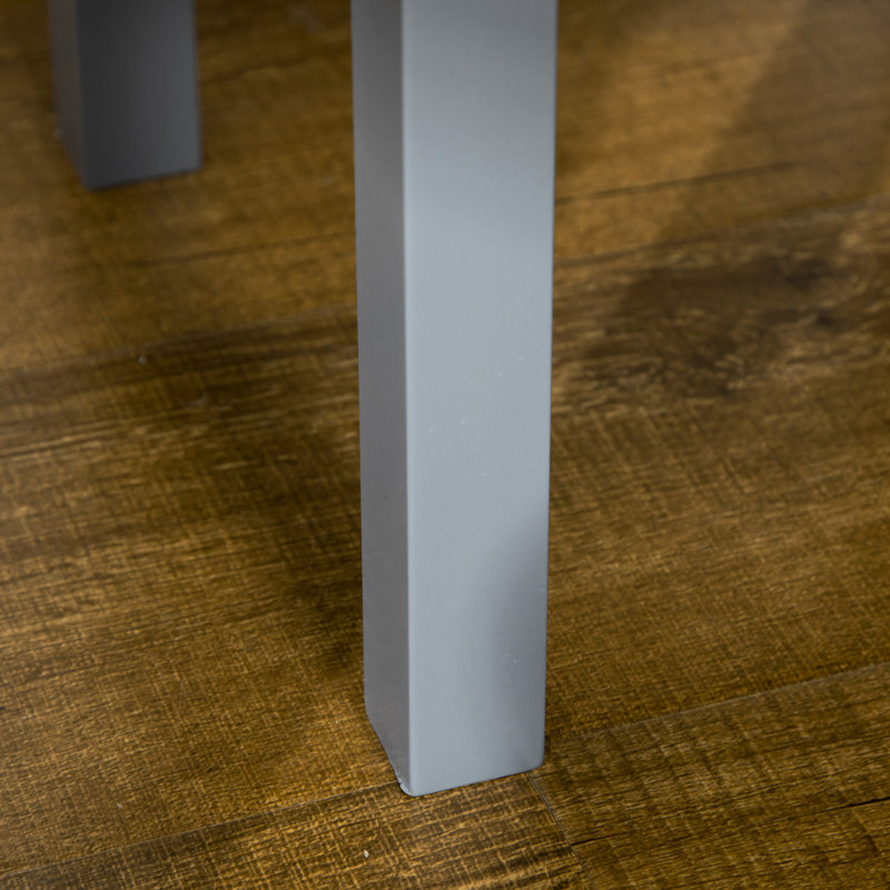 2 tables d'appoint avec tiroir, extrémité étroite grise pour le salon et la chambre à coucher. Range des magazines, des livres, des plantes, des photos. Conception élégante, construction stable, mécanisme de chute. Protège de la tablette inférieure surélevée. Taille: