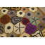 Tapis de couloir crocheté brun