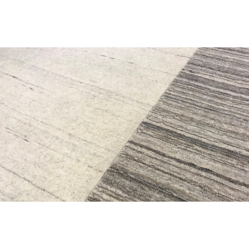 Wool Striped Area Rug