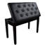 Banc de rangement rembourré en similicuir