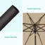 Parasol de marché Daarina-717802335