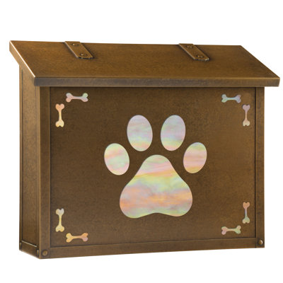 Boîte aux lettres murale Dog Paw
