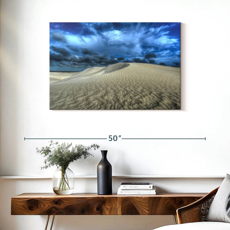 Dunes de sable blanc, H 24 po x l 36 po