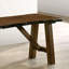 Banc en bois massif rustique avec finition en noyer rustique 1pc