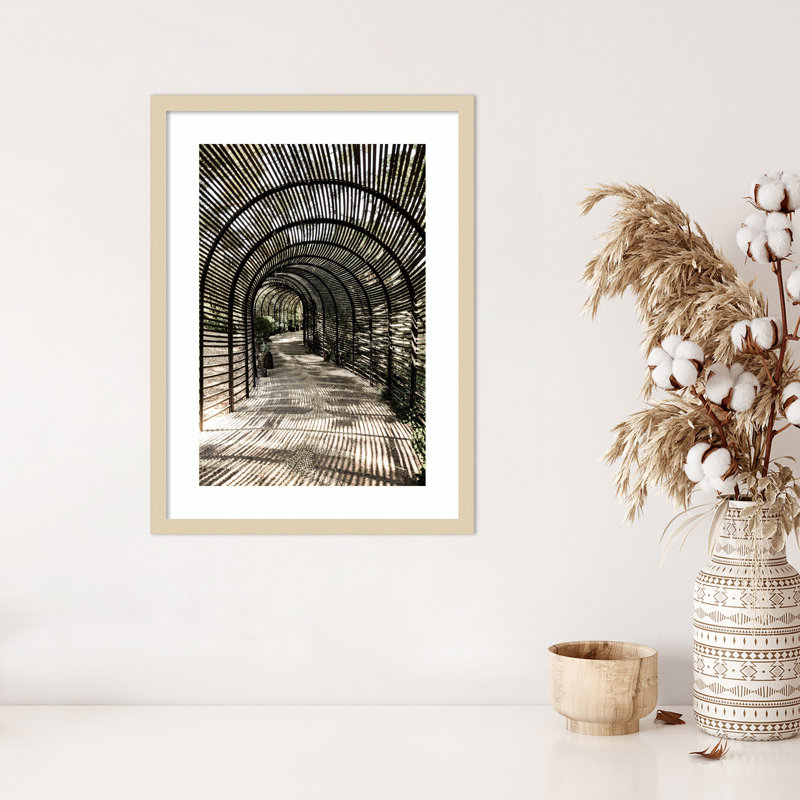 Nihan Shadow Garden by Shot by Clint Wood Framed Wall Art Print, Brown , 25" H x 19" W