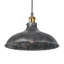 Luminaire suspendu dôme 1 lumière gris antique