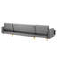 Dublin 5 Seater Velvet Sofa Bed