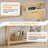 McDuffie 51.2" Rattan Console Table-425060746