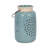 Modern Ceramic Flower Cutout Lantern Candle Holder for Tabletop Accent - Decorative Pillar Candlestick Holder for Indoor or Outdoor Home Decor-92635298-92635299