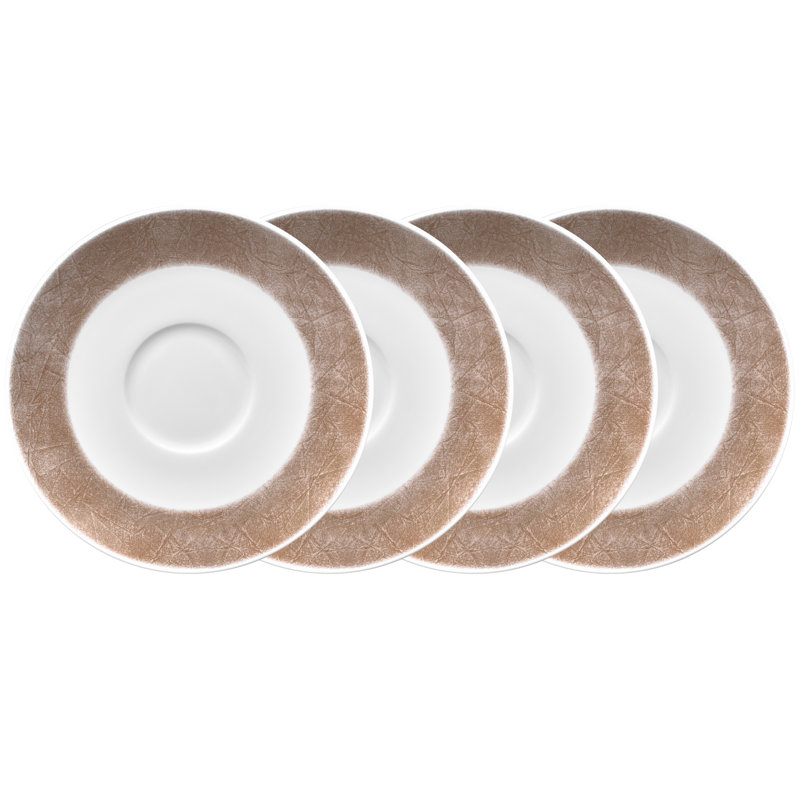 Soucoupes pour hamac Noritake, 6 1/4 po, Kaki