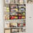 Jksmart Xxl Stackable Wire Baskets With Handles For Pantry Storage And Organization,fruit And Vegetable Basket With Name Plates,metal Storage Bins For Snack Can Fruit Veggies