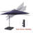 Brennan 98.4'' Cantilever Umbrella Square Patio Offset Umbrella with Weight Base-1037365864