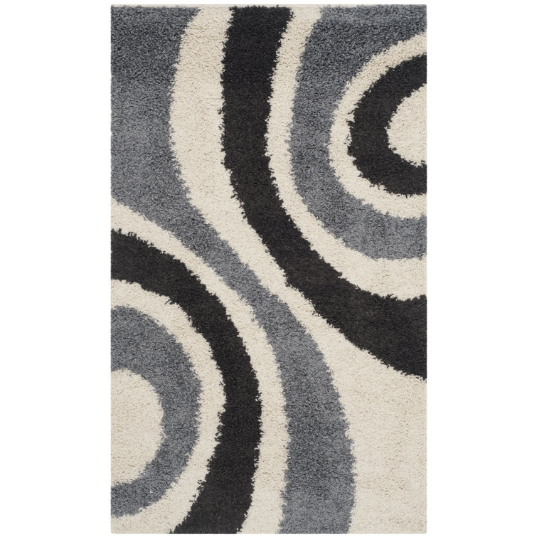 Delane Abstract Beige/Gray/Black Area Rug