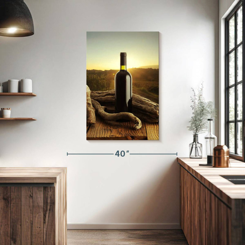 Vin rouge Yarlin Vineyard, H 39 po x l 26 po