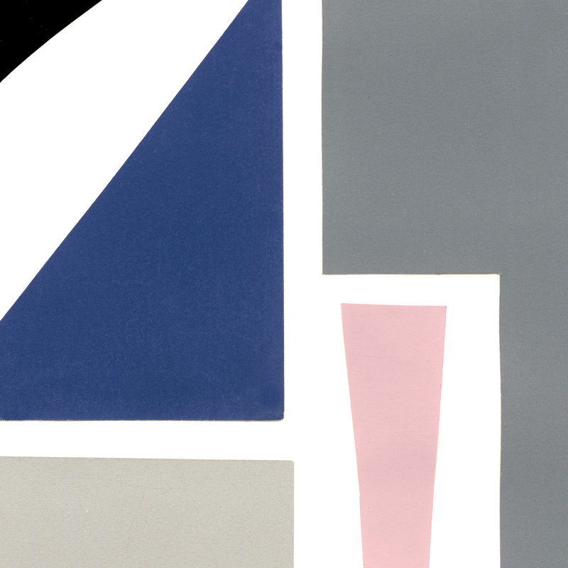 «Color Blocks II» par Alicia Ludwig, reproduction sur toile, H 12 po x l 12 po