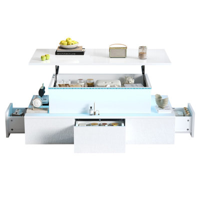 Lift Top Coffee Table with Storage