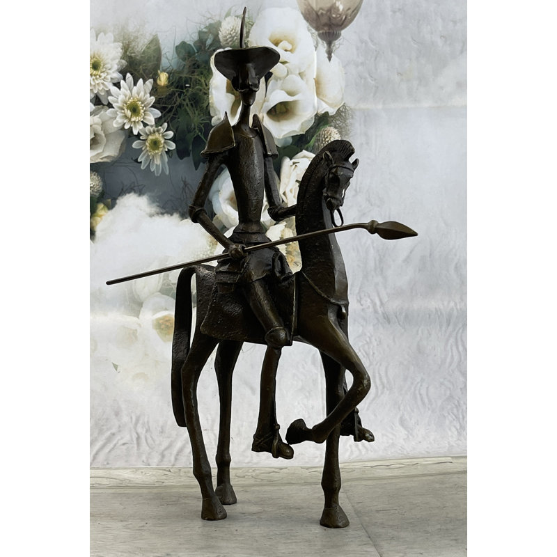 Figurine Ashkan «Don Quichotte» sur cheval