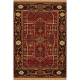Discovery Hand Knotted Wool Floral Area Rug