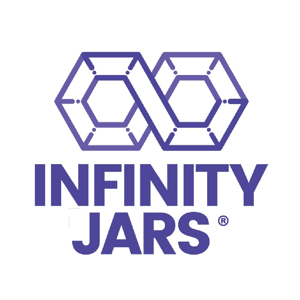 Infinity Jars 1 Liter (34 fl oz) Square Large Ultraviolet Glass Refillable Oil Bottle with Plastic Pour Spout
